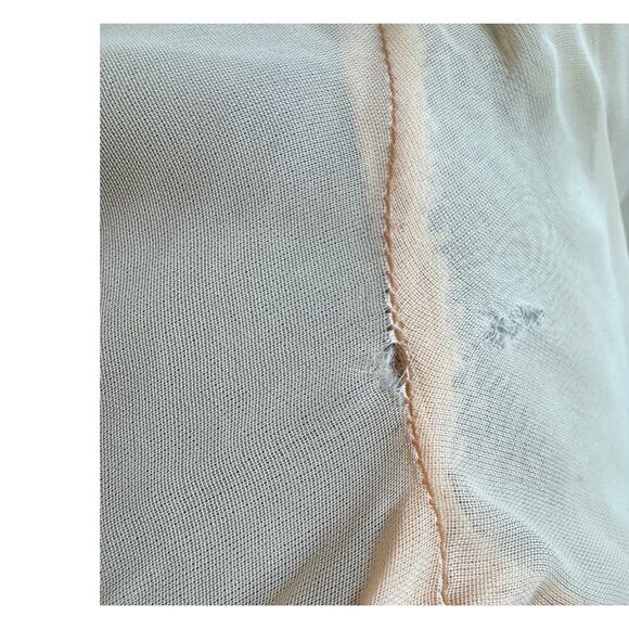 Vintage 1930s Robe Nightgown Set Peignoir Pale Pink Ivory Small sz 2 Lace Hobert - Picture 9 of 9